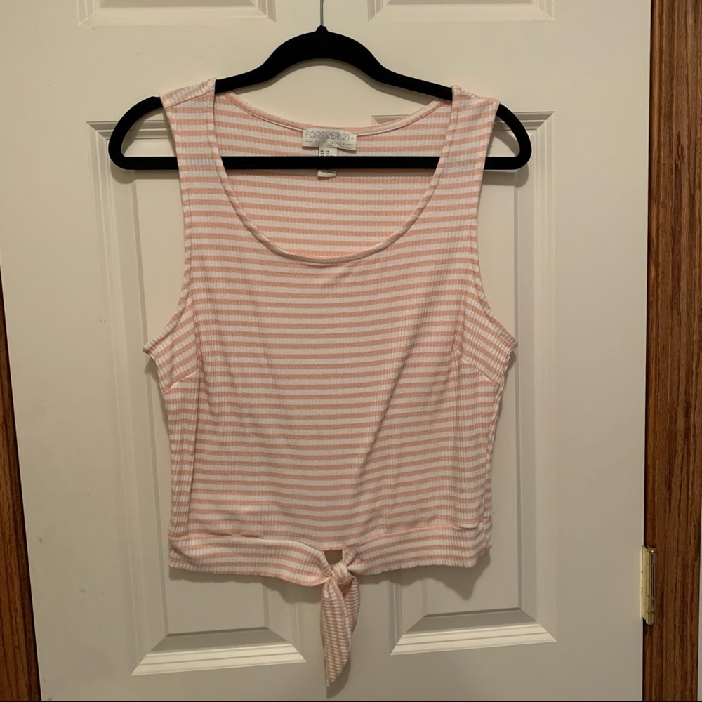 Forever 21+ Tie Front Top